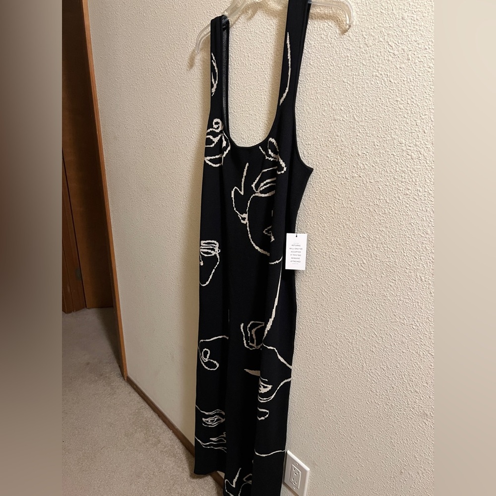 NWT Eloquii Intarsia Column Maxi Dress - Picture 2 of 3